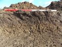 Thumbnail of Evaluation Area 2, Trench 4 SW facing section, 1M scale, view from SW