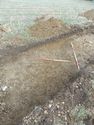 Thumbnail of Evaluation Area 2, Trench 8 plan view of linear [804], 1M & 2M scale, view from SW