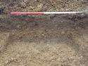 Thumbnail of Evaluation Area 2, Trench 24 probable natural feature, 1M scale, view from E