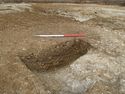 Thumbnail of Area B, pit [1022], 1M scale, view from SE
