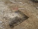 Thumbnail of Area B, ditch [1025], 1M scale, view from NW