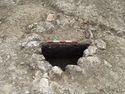 Thumbnail of Area A, N facing section of west well [3052], 0.5M scale, view from N