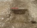 Thumbnail of Area A, ditch [3106], 1M scale, view from N