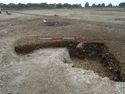 Thumbnail of Area A, NE facing section of pit [3099] cutting pit [3097], 2M scale, view from NE