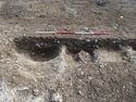 Thumbnail of Area A, SW facing section of pits [3194] & [3198], 2M scale, view from SW