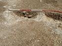 Thumbnail of Area A, SW facing section of pits [3235] & [3236], 2M & 1M scale, view from SW