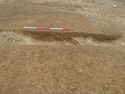 Thumbnail of Area A, NW facing section of quarry pitting, 2M scale view from E