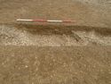 Thumbnail of Area A, NW facing section of quarry pitting, 2M scale view from NE