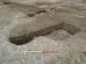 Thumbnail of Area A, working view of pits [3315] [3318] [3321] & ditches [3323] [3326], 2M scale