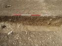 Thumbnail of Area A, SE end, NE facing section of ditches, 2M scale, view from NE