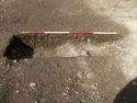Thumbnail of Area A, NE facing section of ditch [3390] & gully [3394], 2M scale, view from NE