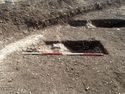 Thumbnail of Area A, sondage view from SW, 2M scale, view from SW