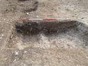 Thumbnail of Area A, SW facing section of ditches [3382] & [3385], 2M scale, view from SW
