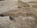 Thumbnail of Area A, NE facing section of ditch [3382], 2M scale, view from NE