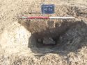 Thumbnail of View to N, pit [180] S.54 1x1m scale