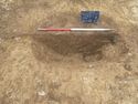 Thumbnail of View to N, S.5,Pit [25], Posthole [29], Furrow [23], 1x1m scale