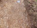 Thumbnail of North-east facing pre-excavation shot of burial 2 (0.2m scale)