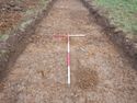 Thumbnail of North-east facing shot of north trench (1m and 2m scales)