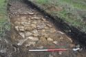 Thumbnail of Occupation layer 3921 and wall 3922 looking SE