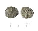 Thumbnail of Copper alloy coin: nummus AE3 (copy?). House
of Constantine laur. Bust; Rev. victory
on prow. Details unclear (RA 12)