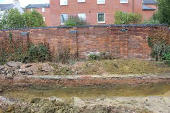 Trench 3 section looking N