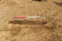 Thumbnail of South facing section of ditch [1048]. From Archaeological Recording at West of Culworth, Northamptonshire, England.