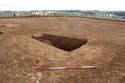 Thumbnail of View of slots in enclosure ditches [1014] and [1015], looking, looking south-west. From Archaeological Recording at West of Culworth, Northamptonshire, England.