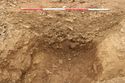 Thumbnail of South-east facing section of enclosure ditch [1015]. From Archaeological Recording at West of Culworth, Northamptonshire, England.