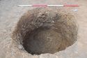 Thumbnail of Post-excavation, pit [1005] fully excavated. From Archaeological Recording at West of Culworth, Northamptonshire, England.