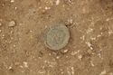 Thumbnail of Photo 008805 Skeleton 605386 SF1002, 1003 Copper Disc Brooches no scale