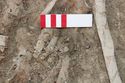 Thumbnail of Memorial Garden Photo 02789 Skeleton 608678 brooch, left side bright light
