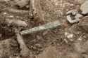 Thumbnail of Photo 12071 Skeleton 605420 Copper tweezers no scale