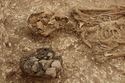 Thumbnail of Photo 15054 Skeleton 607020 cremation vessel in context