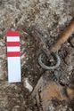 Thumbnail of Photo 21455 Skeleton 607934 Copper bracelet/loop, fitting, Iron object