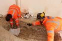 Thumbnail of Photo 4441 Working shots with conservator grave 605413
