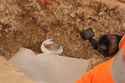 Thumbnail of Photo 4443 Working shots with conservator grave 605413