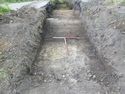 Thumbnail of Trench shot of trench 283, NE direction, 2x1m scale