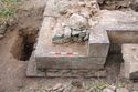 Thumbnail of Trench 5 wall {508}, view  NNW, 0.5m scale