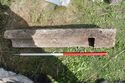 Thumbnail of Trench 1 SF17  (egg and dart moulding with Fe pins to rear) from demolition material (102), 1m scale