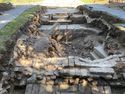Thumbnail of Trench 1 plunge pool {109} overview, view ESE, 1m scale