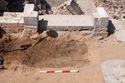 Thumbnail of Trench 1, pit [124] fully excavated, view WNW, 0.5m scale