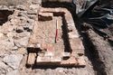 Thumbnail of Trench 7 fireplace {717}, view SSE, 1m scale