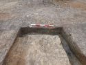 Thumbnail of Photo P9130596 shot showing relationship between linear terminus [200750] and gully [200148] without board
