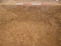 Thumbnail of Ditch [1083], south facing section of large ditch. From archaeological recording and construction integrated recording at Thorpe Mandeville, Northamptonshire, England.