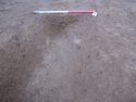 Thumbnail of Ditch [2012], south east facing section of ditch, facing North West. From archaeological recording and construction integrated recording at Thorpe Mandeville, Northamptonshire, England.