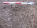 Thumbnail of Ditch [2010], west facing section of ditch, facing East. From archaeological recording and construction integrated recording at Thorpe Mandeville, Northamptonshire, England.