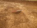 Thumbnail of Ditch [1007]. Oblique of ditch, facing North. From archaeological recording and construction integrated recording at Thorpe Mandeville, Northamptonshire, England.