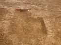 Thumbnail of Ditch [1011]. North West facing shot of corner, facing South West. From archaeological recording and construction integrated recording at Thorpe Mandeville, Northamptonshire, England.