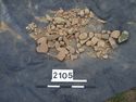 Thumbnail of Test-pit 2105, clasts