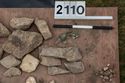 Thumbnail of Test-pit 2110, clasts + bottle glass (not kept)
